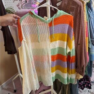 BiBi Multicolor Striped Sweater